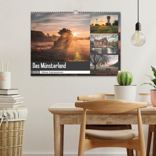 Produktbild: Das M&uuml;nsterland - Meine Impressionen (Wandkalender 2026 DIN A3 quer), CALVENDO Monatskalender
