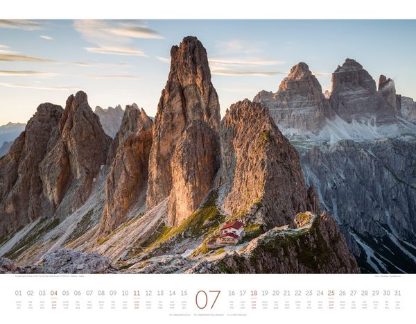 Produktbild: Bergwelt Dolomiten Kalender 2027