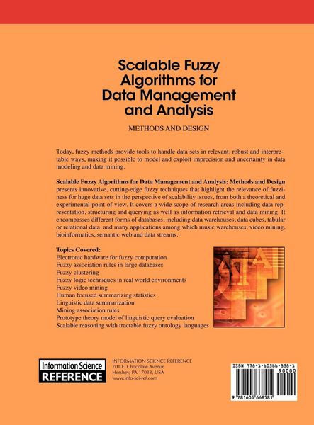 Produktbild: Scalable Fuzzy Algorithms for Data Management and Analysis