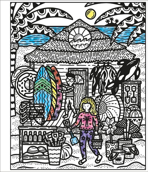 Produktbild: Mein Farbenzauber-Malbuch: An der K&uuml;ste
