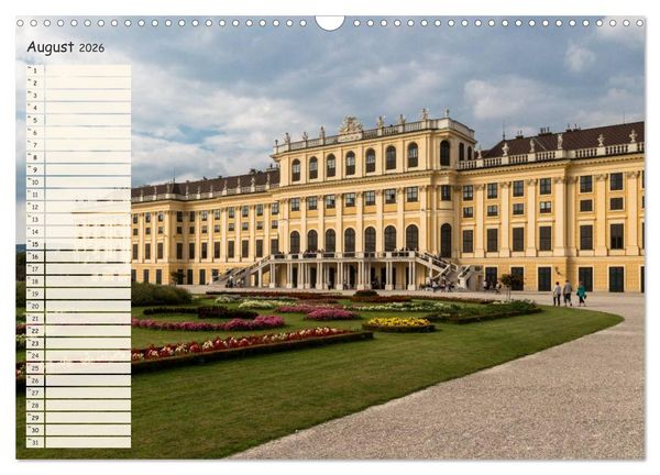 Produktbild: Wien f&uuml;r Liebhaber und Interessierte (Wandkalender 2026 DIN A3 quer), CALVENDO Monatskalender