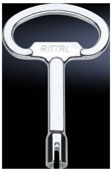 Produktbild: Rittal SZ 2521.000 Schaltschrankschl&uuml;ssel Daimler Stahl 1St.