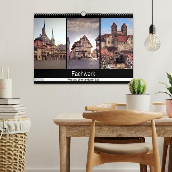 Produktbild: Fachwerk - wie aus einer anderen Zeit (Wandkalender 2026 DIN A3 quer), CALVENDO Monatskalender