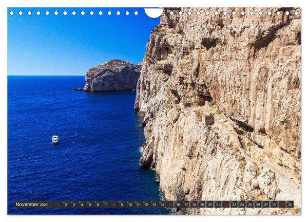 Produktbild: Sardinien - Traumstr&auml;nde am Mittelmeer (Wandkalender 2026 DIN A4 quer), CALVENDO Monatskalender