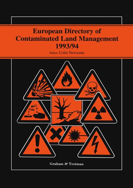 Produktbild: European Directory of Contaminated Land Management 1993/94