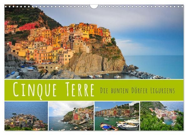 Produktbild: Cinque Terre - die bunten D&ouml;rfer Liguriens (Wandkalender 2026 DIN A3 quer), CALVENDO Monatskalender