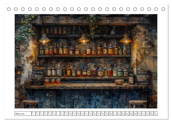 Produktbild: Spirit of Whisky (Tischkalender 2026 DIN A5 quer), CALVENDO Monatskalender