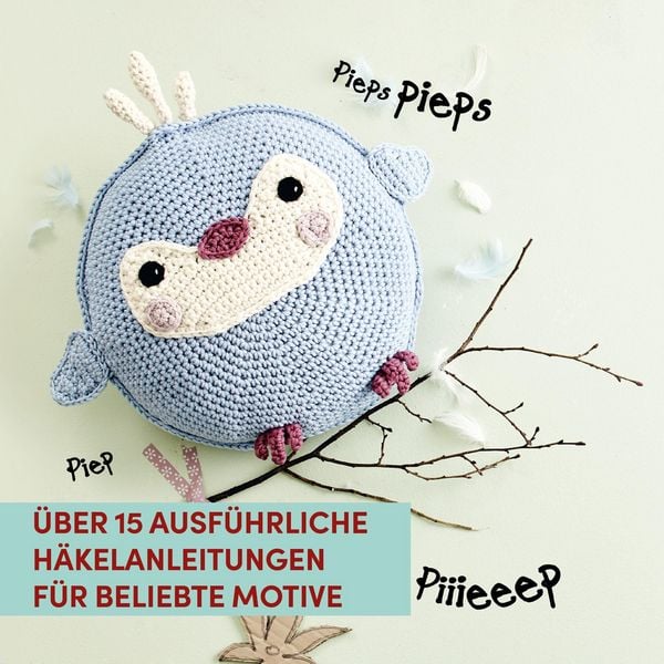 Produktbild: Supers&uuml;&szlig;e Amigurumi-Kissen h&auml;keln