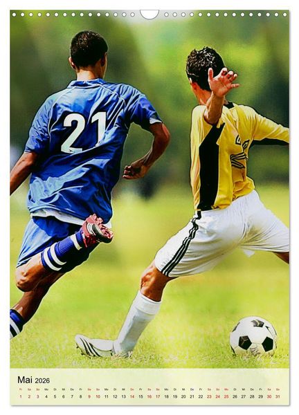 Produktbild: Fu&szlig;ballfieber extrem (Wandkalender 2026 DIN A3 hoch), CALVENDO Monatskalender