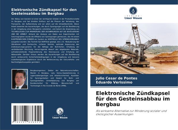 Elektronische Zündkapsel für den Gesteinsabbau im Bergbau, Taschenbuch von Julio César de Pontes , Eduardo Veríssimo, Verlag Unser Wissen,