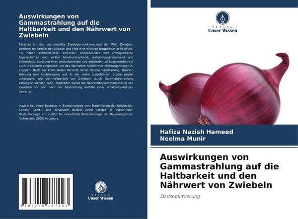 Produktbild: Auswirkungen von Gammastrahlung auf die Haltbarkeit und den N&auml;hrwert von Zwiebeln