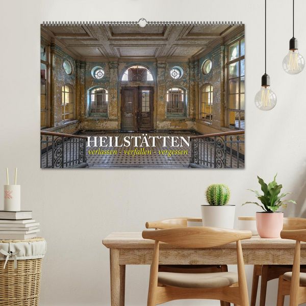 Produktbild: Heilst&auml;tten - verlassen und vergessen (Wandkalender 2026 DIN A2 quer), CALVENDO Monatskalender