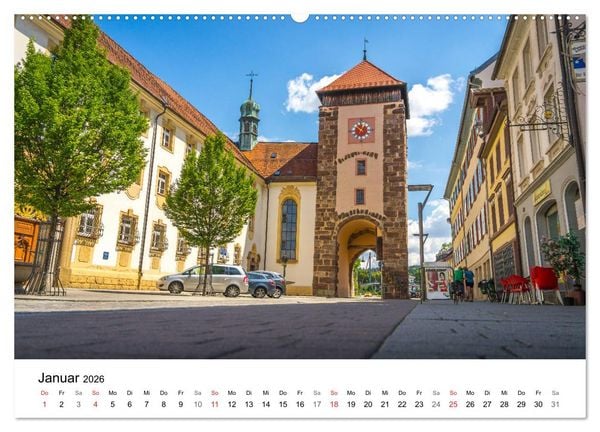 Produktbild: Villingen-Schwenningen - Impressionen einer Stadt (hochwertiger Premium Wandkalender 2026 DIN A2 quer), Kunstdruck in Hochglanz