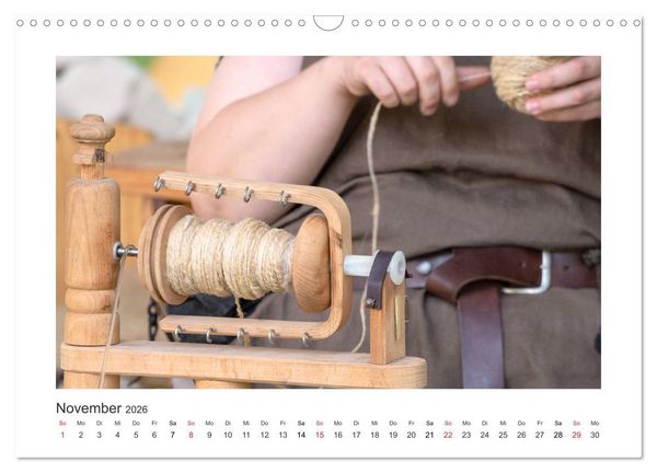 Produktbild: Mittelalter - Zeit unserer Ahnen (Wandkalender 2026 DIN A3 quer), CALVENDO Monatskalender