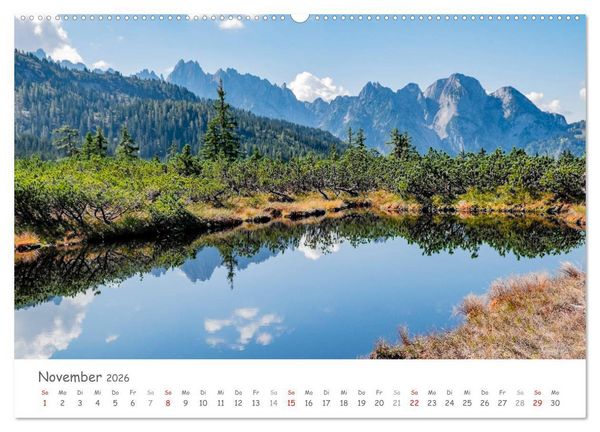 Produktbild: Gemma wandern - Wanderungen im Salzkammergut (hochwertiger Premium Wandkalender 2026 DIN A2 quer), Kunstdruck in Hochglanz