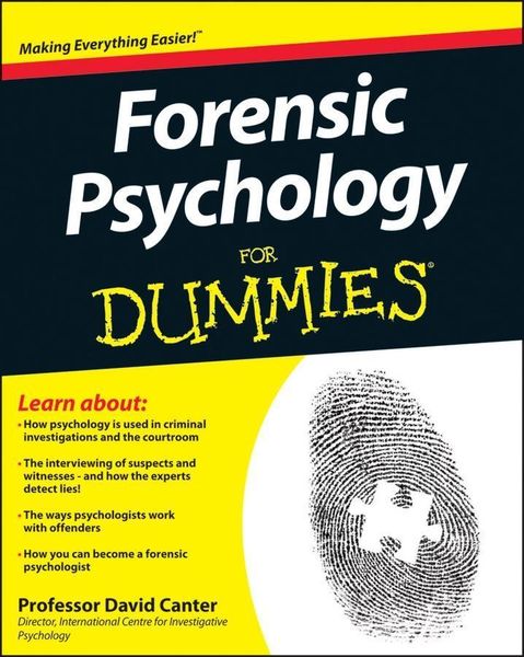 Produktbild: Forensic Psychology For Dummies