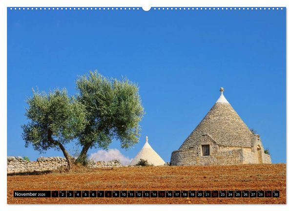 Produktbild: Apulien (Wandkalender 2026 DIN A2 quer), CALVENDO Monatskalender