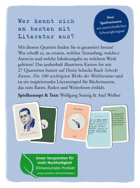 Produktbild: Denis Scheck Literatur-Quartett