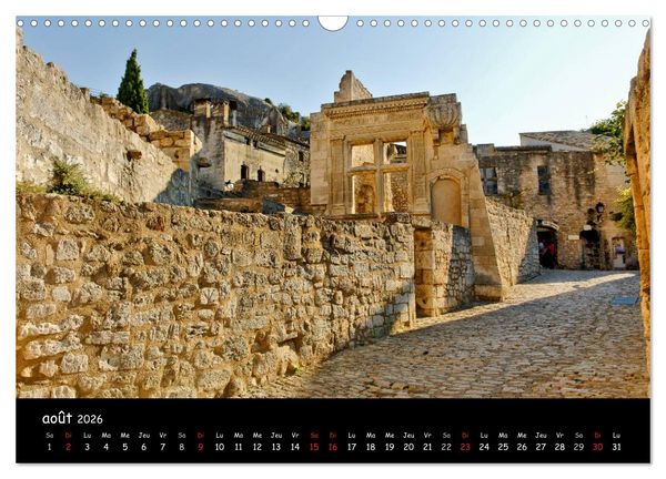 Produktbild: Les Baux de Provence Un des plus beaux villages de France (Calendrier mural 2026 DIN A3 vertical), CALVENDO calendrier mensuel