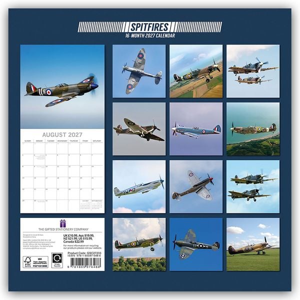 Produktbild: Spitfires &ndash; Spitfire 2027 &ndash; 16-Monatskalender