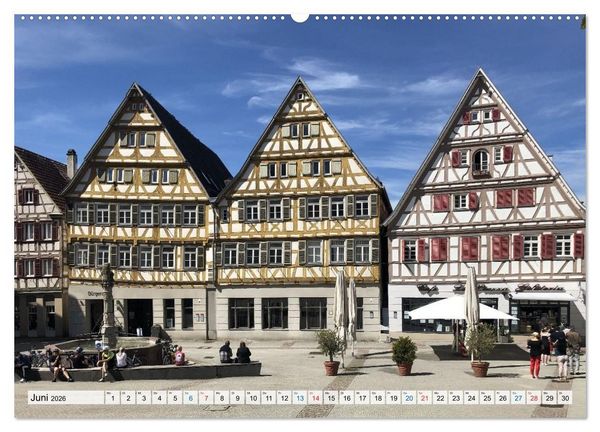 Produktbild: Rund um T&uuml;bingen und Sch&ouml;nbuch (hochwertiger Premium Wandkalender 2026 DIN A2 quer), Kunstdruck in Hochglanz