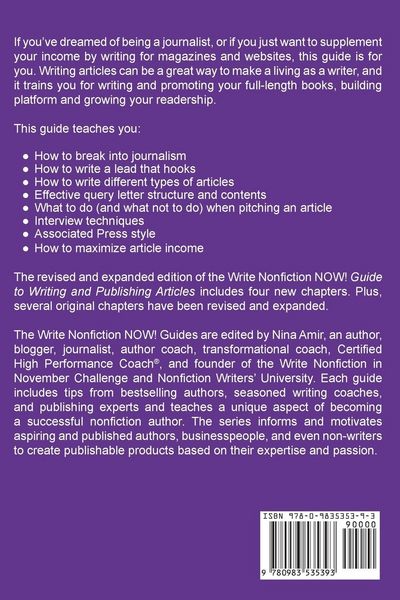Produktbild: The Write Nonfiction NOW! Guide to Writing and Publishing Articles Revised and Expanded