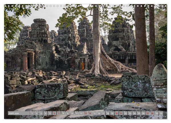 Produktbild: KAMBODSCHA - Im Reich der Khmer (Wandkalender 2026 DIN A3 quer), CALVENDO Monatskalender