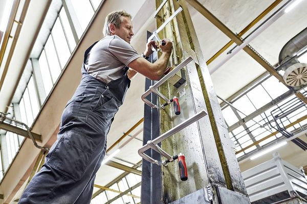 Produktbild: Bessey Ganzstahl-Schraubzwinge GZ25KG Spann-Weite (max.): 250mm Ausladungs-Ma&szlig;e:120mm