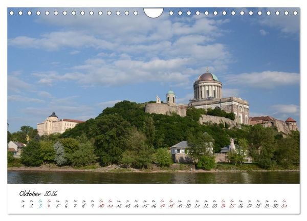 Produktbild: Entlang der Donau, Sehensw&uuml;rdigkeiten von Passau bis Budapest (Wandkalender 2026 DIN A4 quer), CALVENDO Monatskalender