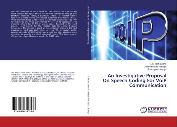 Produktbild: An Investigative Proposal On Speech Coding For VoiP Communication