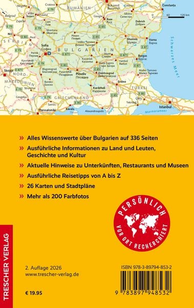 Produktbild: TRESCHER Reisef&uuml;hrer Bulgarien