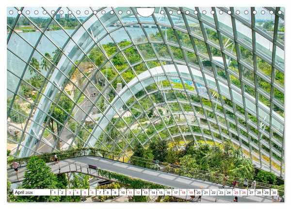 Produktbild: Singapur - faszinierende Stadt (Wandkalender 2026 DIN A4 quer), CALVENDO Monatskalender