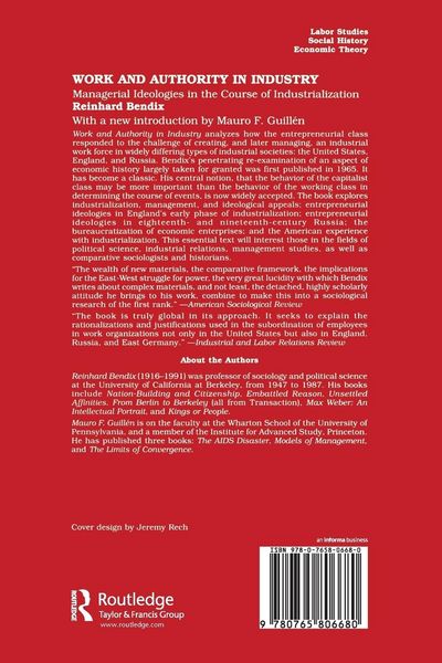 Produktbild: Work and Authority in Industry