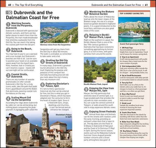 Produktbild: DK Top 10 Dubrovnik and the Dalmatian Coast