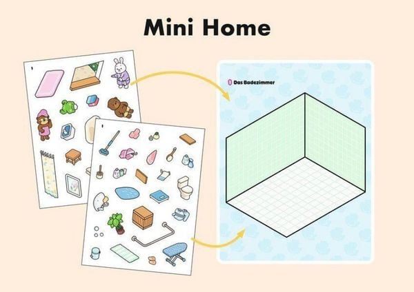 Produktbild: Sweet & Cosy Stickerbuch: Mini Home