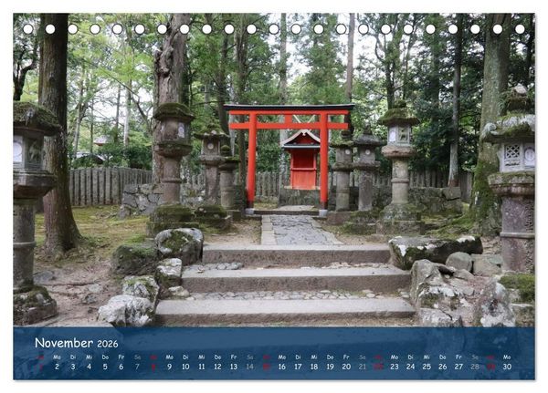 Produktbild: Japan - Impressionen aus dem Land der aufgehenden Sonne (Tischkalender 2026 DIN A5 quer), CALVENDO Monatskalender