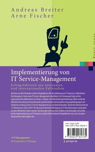 Produktbild: Implementierung von IT Service-Management