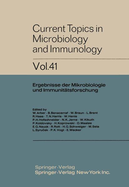 Produktbild: Current Topics in Microbiology and Immunology