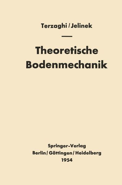 Produktbild: Theoretische Bodenmechanik