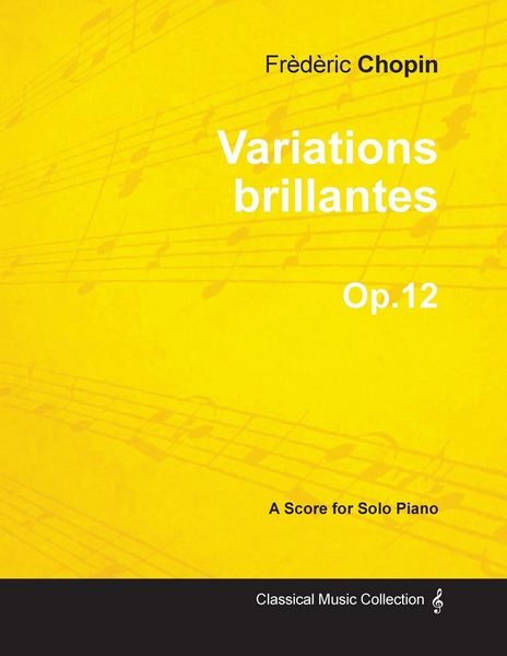 Produktbild: Variations brillantes Op.12 - For Solo Piano