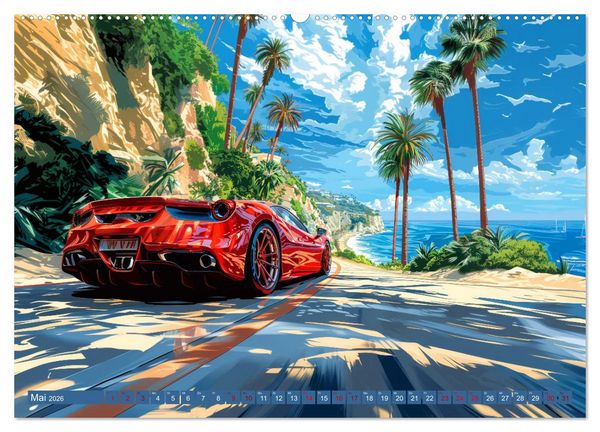 Produktbild: Speed Symphony (hochwertiger Premium Wandkalender 2026 DIN A2 quer), Kunstdruck in Hochglanz