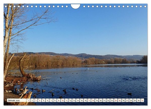 Produktbild: Vom Ried an die Bergstra&szlig;e, durch den Odenwald ins Neckartal (Wandkalender 2026 DIN A4 quer), CALVENDO Monatskalender