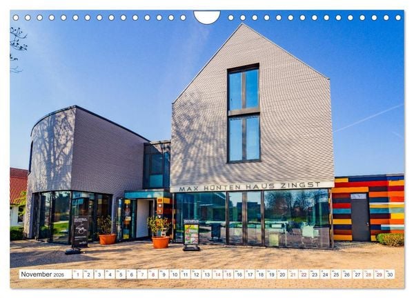 Produktbild: Zingst Stadtansichten (Wandkalender 2026 DIN A4 quer), CALVENDO Monatskalender