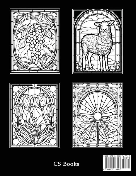 Produktbild: Stained Glass Coloring Book for All Ages
