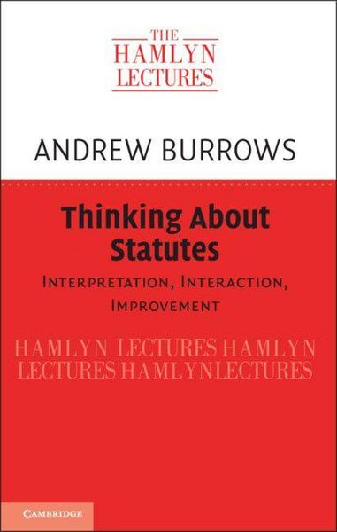 Produktbild: Thinking About Statutes