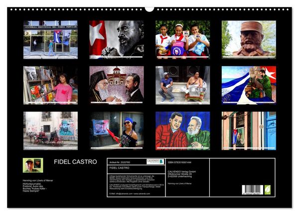 Produktbild: FIDEL CASTRO (Wandkalender 2026 DIN A2 quer), CALVENDO Monatskalender