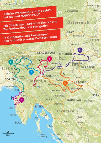 Produktbild: MARCO POLO Camper Guide Slowenien