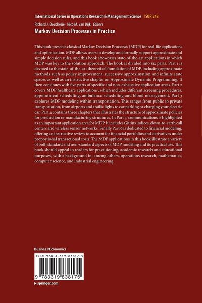 Produktbild: Markov Decision Processes in Practice