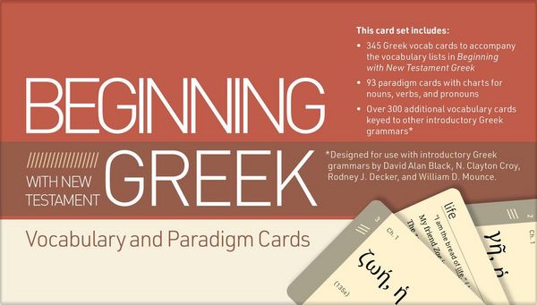 Produktbild: Beginning with New Testament Greek Vocabulary and Paradigm Cards