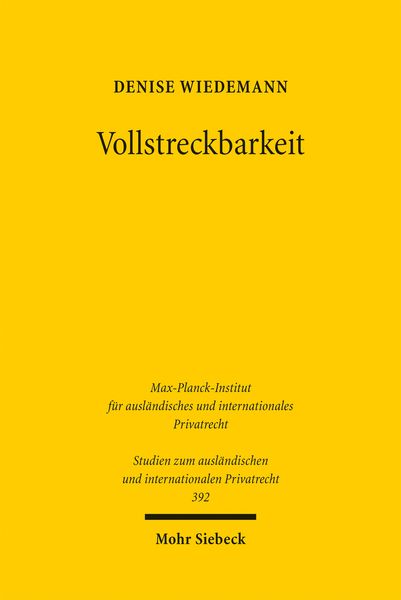 Produktbild: Vollstreckbarkeit